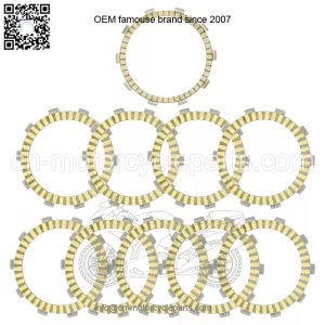 Clutch Friction Plates for Suzuki GSXR750 GSX-R750 1996 1997 1998 1999