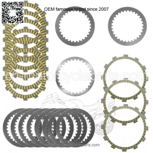Clutch Friction Steel Plates Kit for Yamaha FJR1300A FJR130ES FJR1300P 2016-23