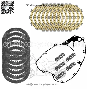 Clutch Friction Steel Plates Spring and Gasket Kit for Suzuki RM-Z250 2011-2018