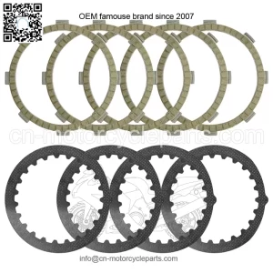 Clutch Friction Plates Kit for Yamaha YZ80 DT100 MX100 RT100 TTR125 1974-2024