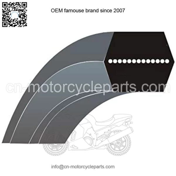 AA112 V-belt, lawn mower belt, compatible with 107 cm rear discharge lawn mowers including Husqvarna, Rally, Partner, Jonsered, Mc Culloch Gardol, AYP, McCulloch, Bernard, Sentar,
