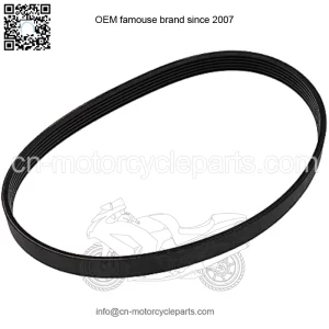 6PJ490 Lawn Mower Drive Belt Rubber Black 14mm Width 490mm Circumference Closed Loop Timing Belt Compatible with Qualcast M2E1032M M2E1232M