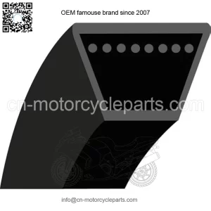 F13113: trapeze belt for Husqvarna Jonsered Ride-On mower - Model CTH130B (rear tray) - Outer length: 113" - 2870.20 mm - Section 1/2" (12.7 mm) - Source number: 532170140