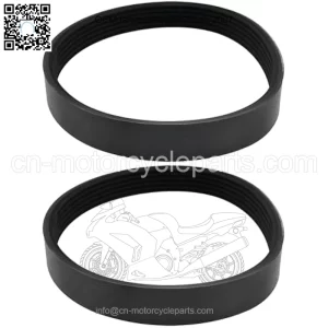 2 pcs. 6PJ348 rubber drive belt for electric mower, synchronous belt circumference 348 mm width 14 mm, suitable for most mowers