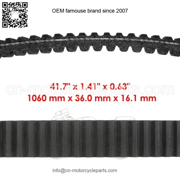 Drive Aramid Belt for Arctic Cat M6 M8 EFI 141 153 162 2007-2011 / 0627-046 - Image 2