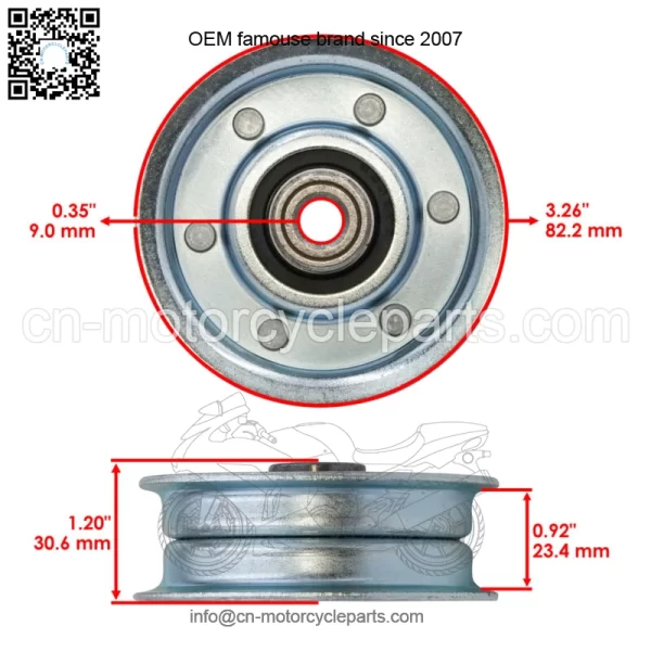 956-04002 956-04015 756-0981 756-04209 Drive Pulley & Belt For Cub Cadet LT1040 - Image 4