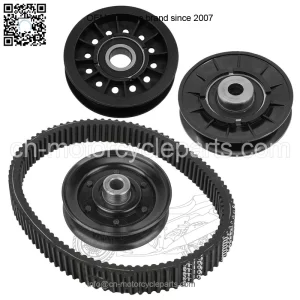 AM115682 AM128646 M114763 Drive Pulleys & Belt For John Deere GT242 GT262 GT275