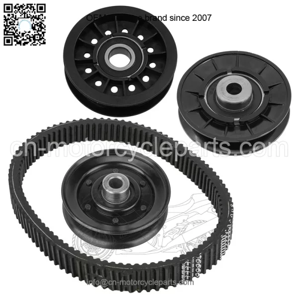 AM115682 AM128646 M114763 Drive Pulleys & Belt For John Deere GT242 GT262 GT275