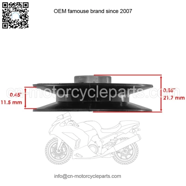 AM115682 AM128646 M114763 Drive Pulleys & Belt For John Deere GT242 GT262 GT275 - Image 4