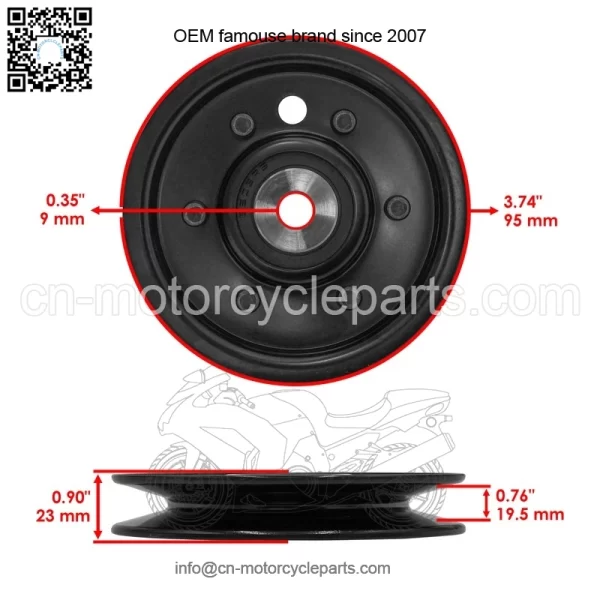 AM103018 AM121238 Drive Idler Pulley For John Deere S80 S82 S92 - Image 2