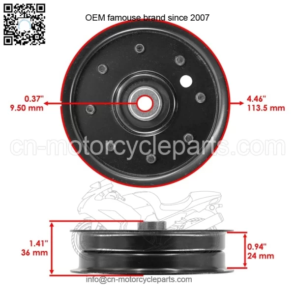 AM103018 AM121238 Drive Idler Pulley For John Deere S80 S82 S92 - Image 3