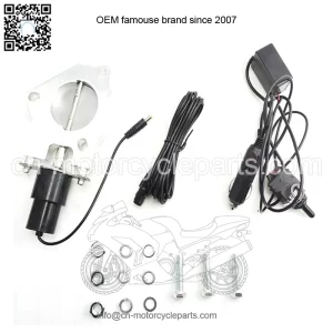 2.5-inch electric exhaust valve with manual switch