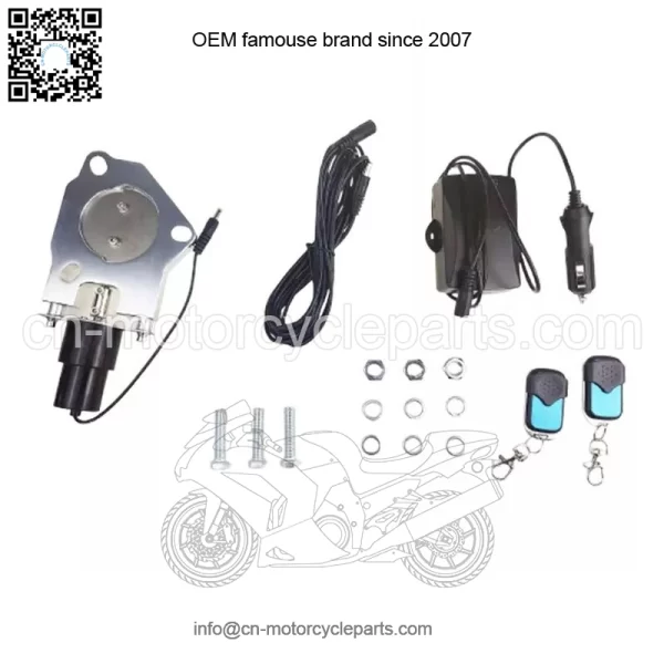 3-inch exhaust valve with remote control