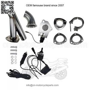 2.25-inch electric exhaust valve manual control