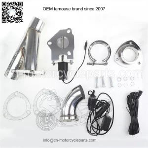 2.5-inch electric exhaust valve manual control