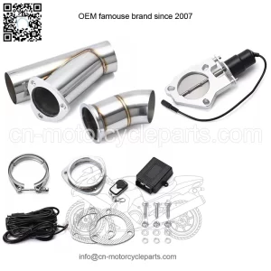 3-inch electric exhaust valve manual control