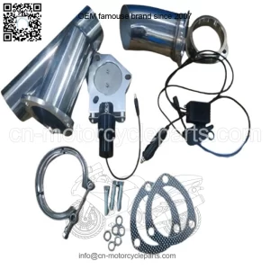 2.5-inch electric exhaust valve remote control and manual