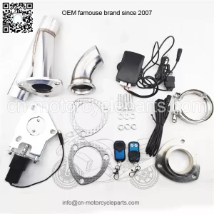 3-inch electric exhaust valve remote control and manual
