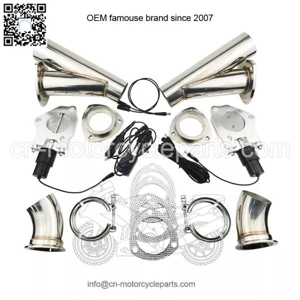 2.25-inch electric exhaust valve manual 2-in-1