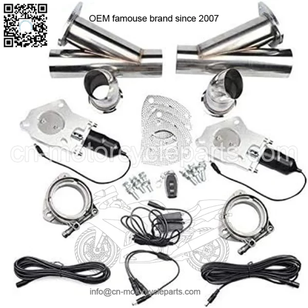 2.5-inch electric exhaust valve manual 2-in-1