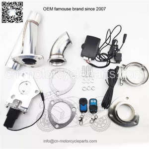 2-inch electric exhaust valve remote control 2-in-1