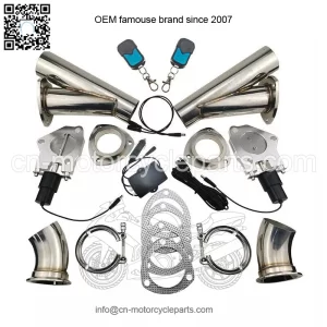 2.25-inch electric exhaust valve remote control and manual 2-in-1