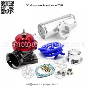 RS pressure relief valve with 63mm tee base # red
