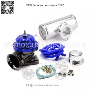 RS pressure relief valve with 63mm tee base #blue