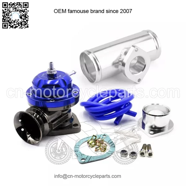 RS pressure relief valve with 63mm tee base #blue