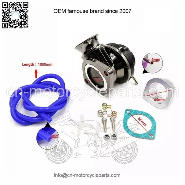 RS pressure relief valve with 63mm tee base #black - Image 2