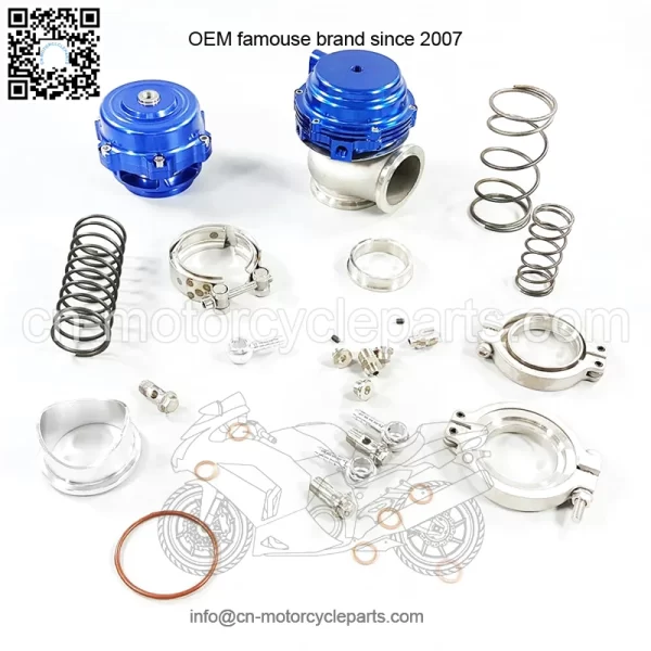 44mm exhaust valve + 50mm pressure relief valve #blue