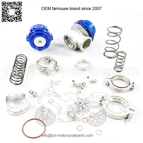 44mm exhaust valve + 50mm pressure relief valve #blue - Image 2