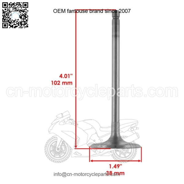 Intake Valve Kit for Yamaha Raptor 700 YFM700 2006 2007 2008 2009 2010 2011-2022 (For: Yamaha Raptor 700) - Image 2