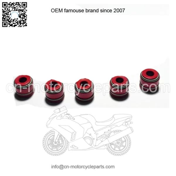YFZ450 YFZ 450 Stock OEM Replacement Intake Exhaust Valves RED Seals - Image 4