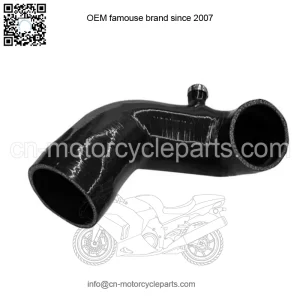 SxS Can-Am Maverick R Intake Tube -Airbox To Turbo- 5Ply Wire Rein. - Black