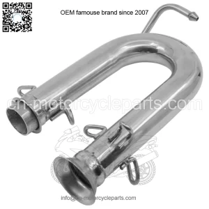 Exhaust Pipe For Yamaha Rhino 700 YXR700FSP 4x4 Sport Edition FI 2008-2013(For: Yamaha Rhino 700)