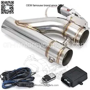 2.5-inch double-open integrated Y-type exhaust valve remote control
