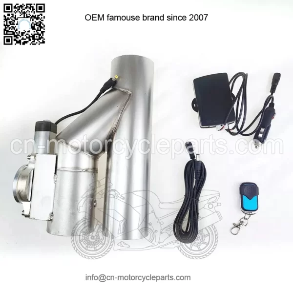 2.5-inch integrated straight exhaust valve remote control