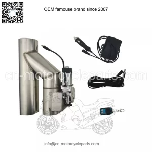 3-inch integrated straight exhaust valve remote control
