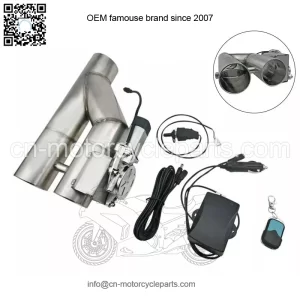 2.5-inch integrated straight exhaust valve remote control and manual