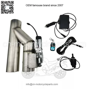 3-inch integrated straight exhaust valve Remote control and manual