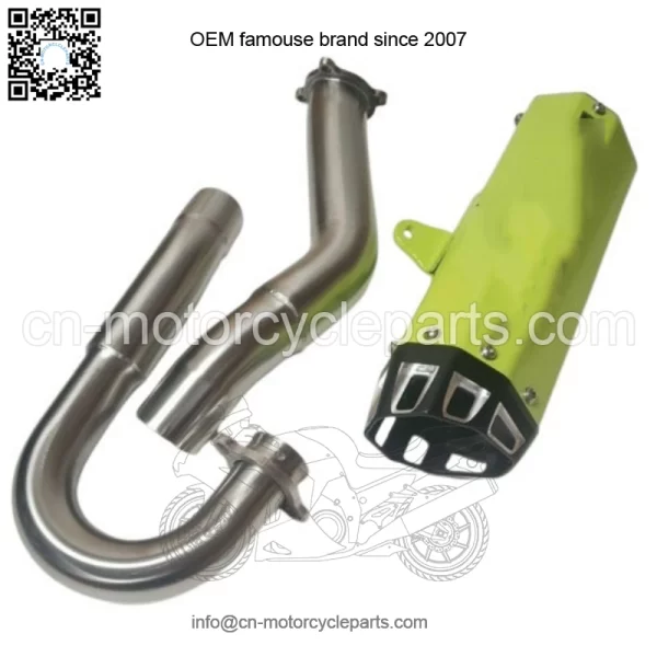 Yellow Gen 2 Full Exhaust Yamaha YFZ 450R YFZ 450X All Years
