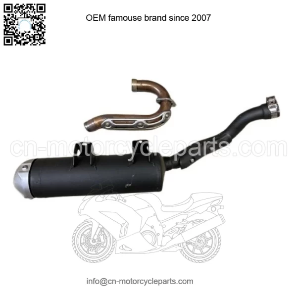 YAMAHA YFZ450R YFZ450X 09-25 FULL EXHAUST HEADER HEAD PIPE MUFFLER SILENCER OEM - Image 2