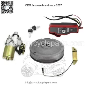 Electric Start Kit Flywheel Starter Motor fits Honda GX340 11HP GX390 13HP