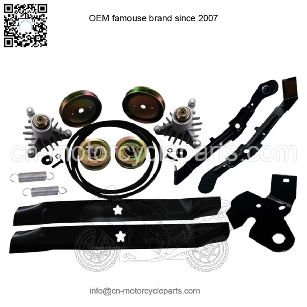 Mower Deck Rebuild Kit Brake Idler Arms Springs Spindles Pulleys Bel
