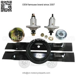 42" Mower Deck Rebuild Kit Fits JD LA115 100 Series Spindles Blades