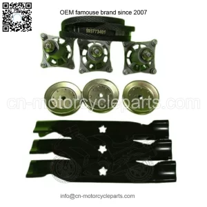 Husqvarna YTH24K48 48" Lawn Mower Deck Rebuild Kit Spindles Blades Belt Pulleys