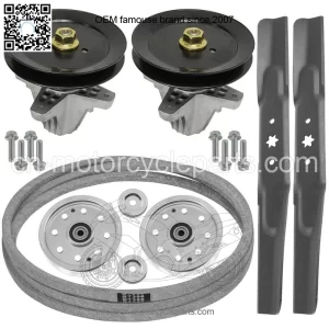 42" Deck Spindle Blade Belt Pulley Rebuild Kit for Cub Cadet LTX1040 42" Deck
