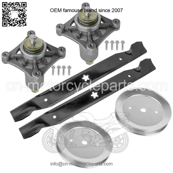 42" Deck Spindle & Pulley for Dixon D19KH42 D20KH42 960410230 960460043