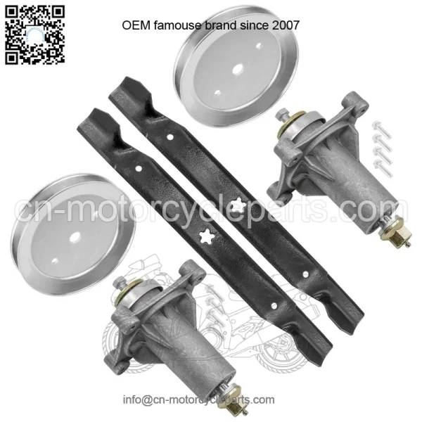 42" Deck Spindle & Pulley for Dixon D19KH42 D20KH42 960410230 960460043 - Image 5